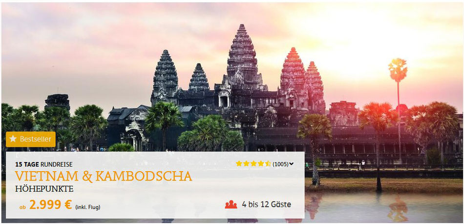 Rundreise Vieznam und Kambodscha in kleiner reisegruppe 4-12 Gäste von SKR Kleingruppenreisen | Vietnam Reisen beim Reisebüro Reiselotsen vom Vietnamkenner Olaf Diroll buchen