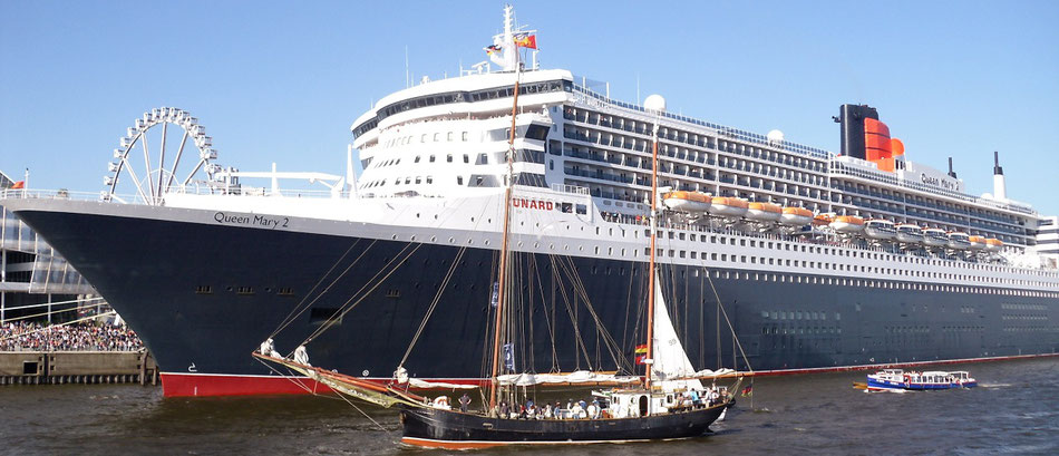 Transatlantik Überquerung Queen Mary 2 Hamburg New York oder New York hamburg mit Flug und Hotel in New York