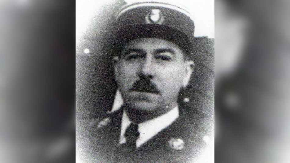 Photographie du policier François Campet./Collection Christian Valin.