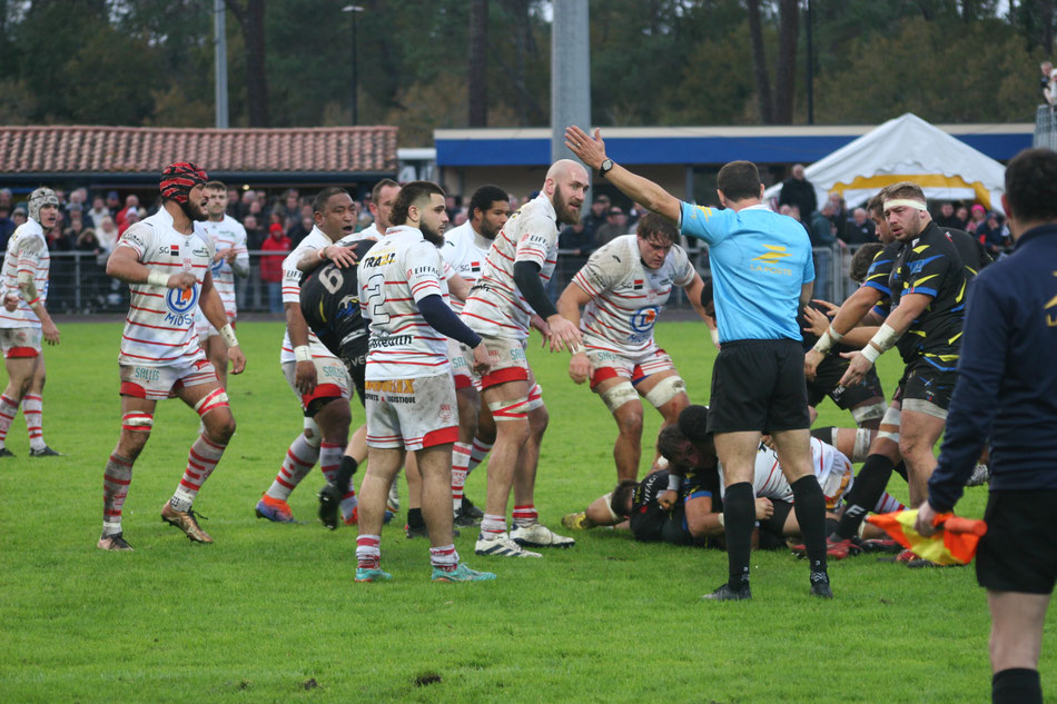 Contre le RCBA, Joris Cipresso a certainement vécu l'une de ses plus belles victoires./Photo archives LB