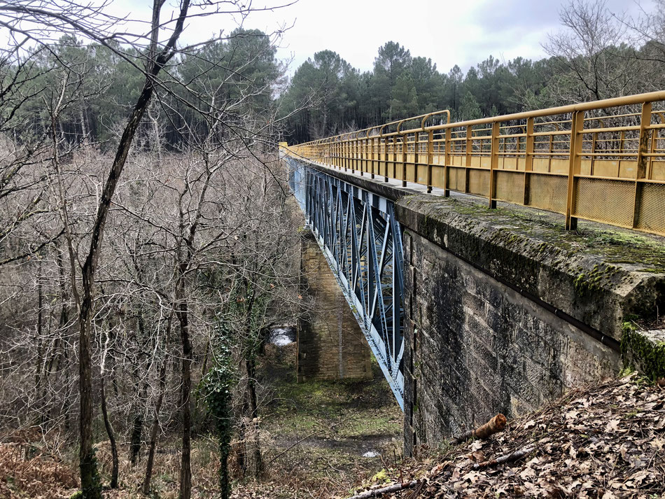 Le viaduc du Graoux est un ouvrage majeur sur la piste cyclable./Photo Le Belinétois