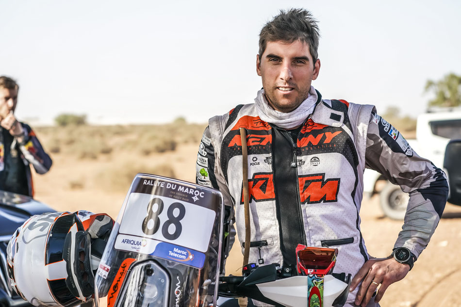 Jérémie Gerber est engagé sur le rallye Dakar sans assistance./Photo DR