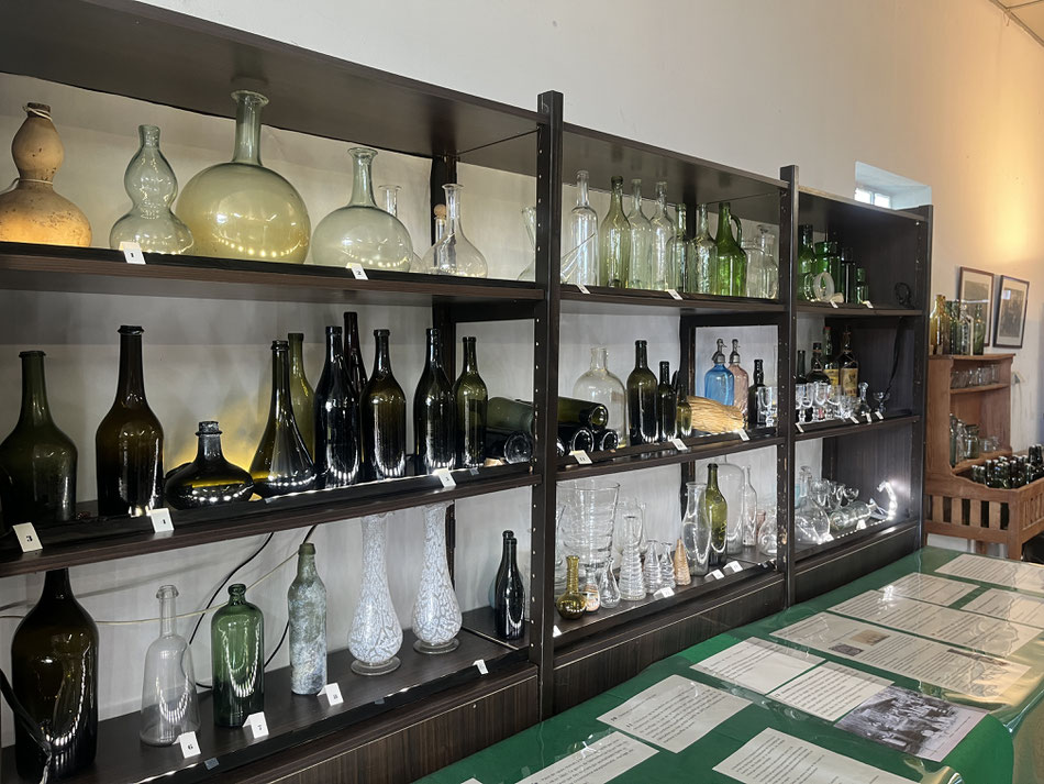 L'histoire du verre dans les Landes de Gascogne a été racontée avec minutie. / Photo L.B