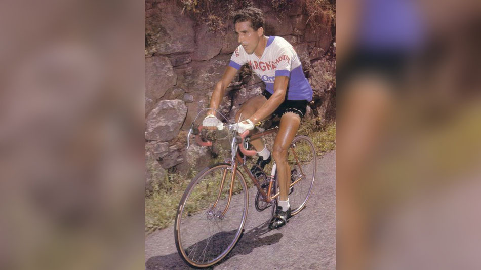 Federico Bahamontes sur un vélo Margnat-Paloma./Photo archives DR
