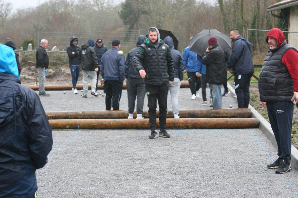 Malgré la pluie, 120 joueurs ont répondu présent lors du tournoi de Belin-Béliet./Photo LB Corentin Barsacq