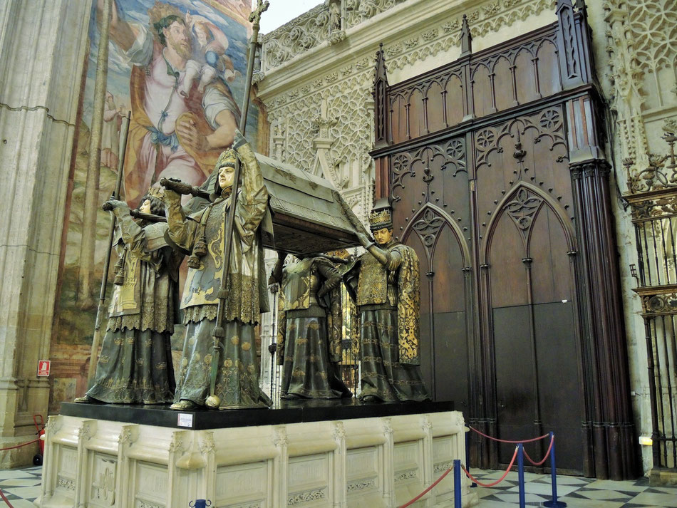Kolumbus Grab in der Kathedrale von Sevilla