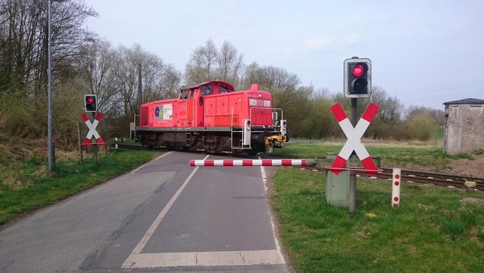 Kleine Schranke, kleine Bahn.