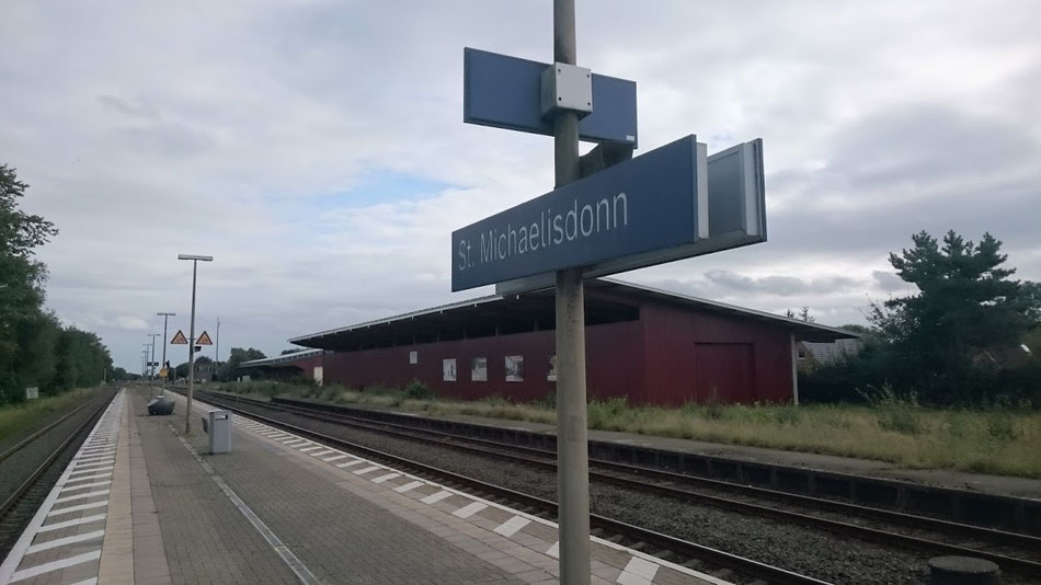 Bahnstation im Wilden Westen.