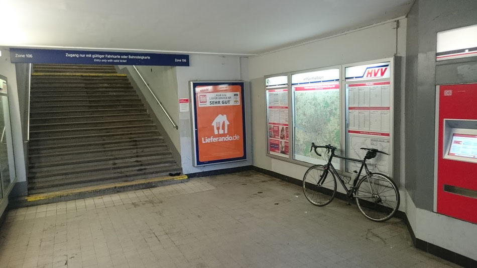 Immer wieder schön gruselig: S-Bahnhöfe in Hamburg