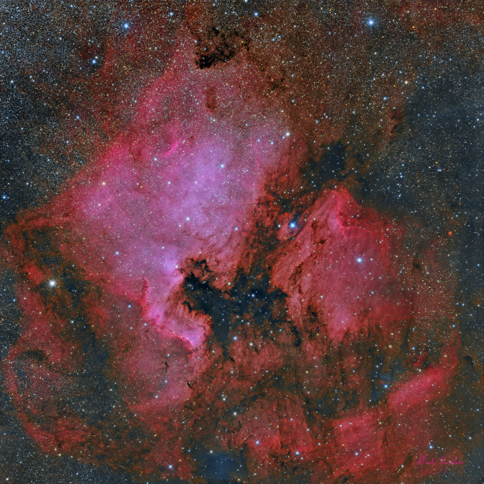 Nebulosas Norte America y El Pelicano