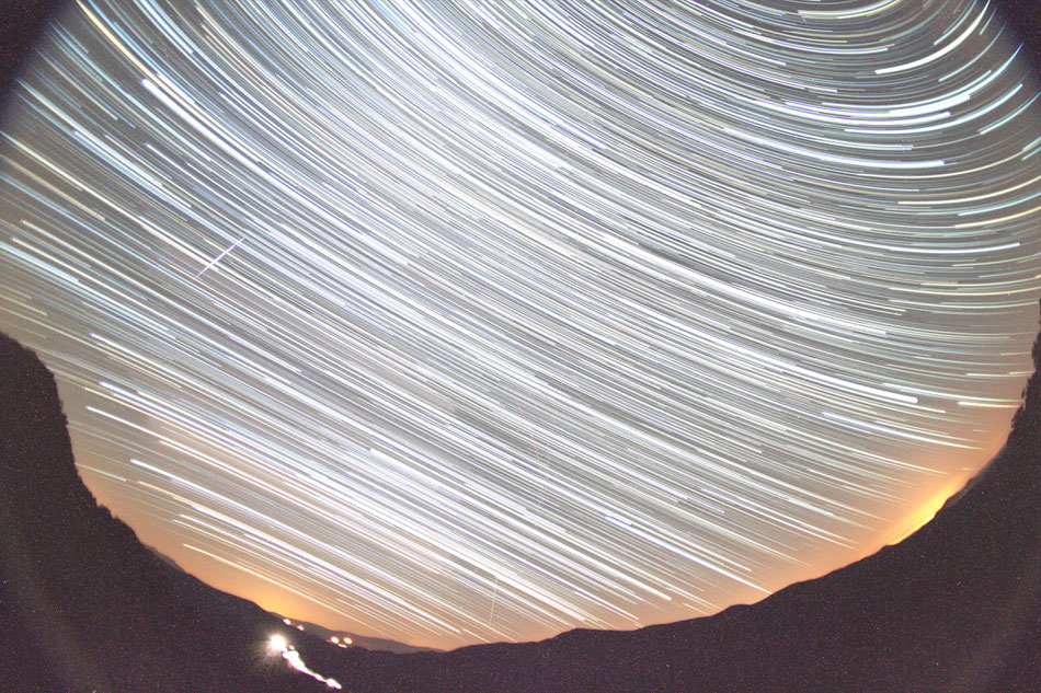 Star Trails Valle de Echo 20 de Junio de 2.005