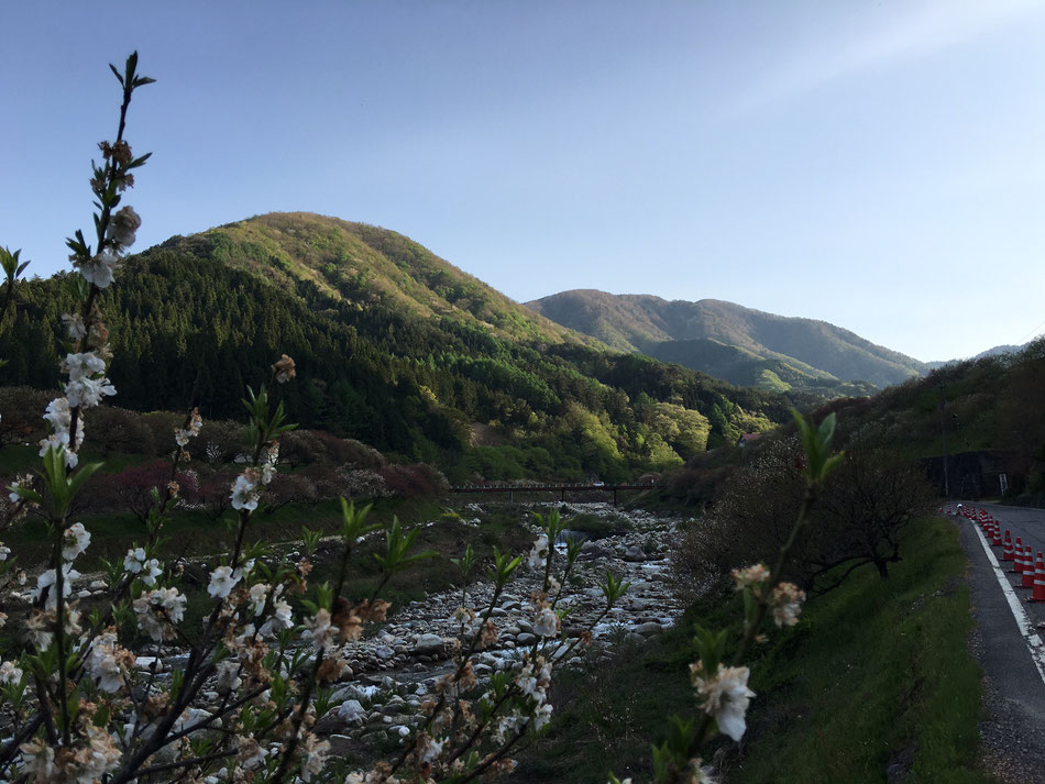 月川温泉付近