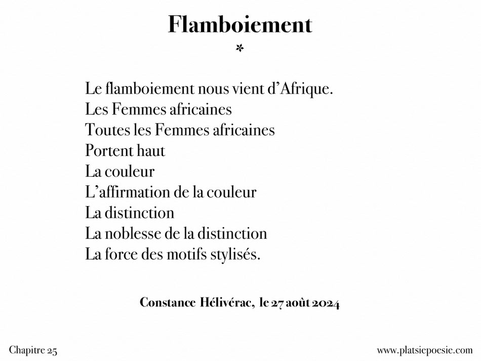 Chapitre 25 - Flamboiement