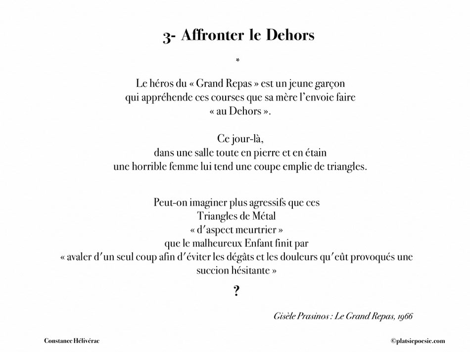 Chapitre 18-  2-3- Affronter le Dehors