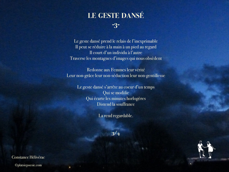 Le Geste Dansé  -3/4-