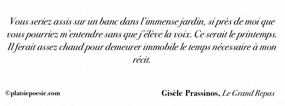 Chapitre 18-  -8-1- Vous seriez assis … - GP - Le Grand Repas
