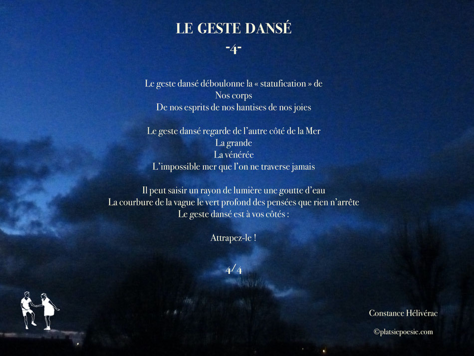 Le Geste Dansé  -4/4-