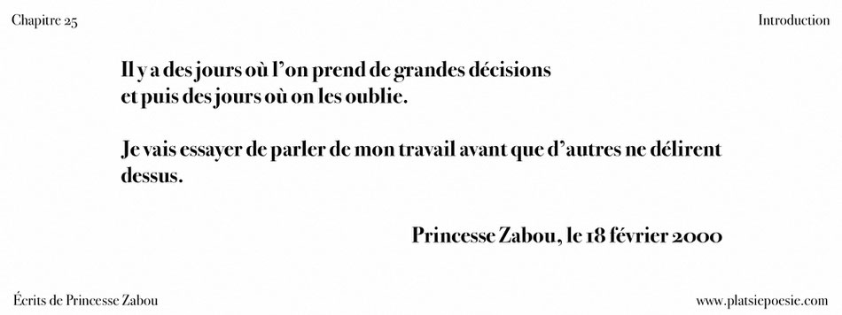 Chapitre 25 - Il y a des jours, par Zabou