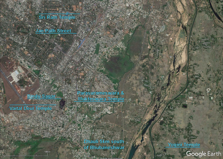 Map of Bhubaneshwar