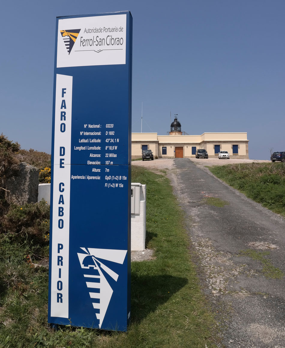 Nach dem Ankunft nach Ferrol mache erst ein Ausflug auf nah liegenger Cabo Prior