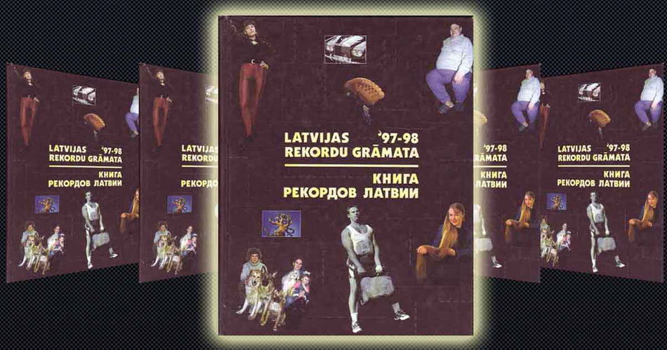 книга рекордов Латвии 97-98