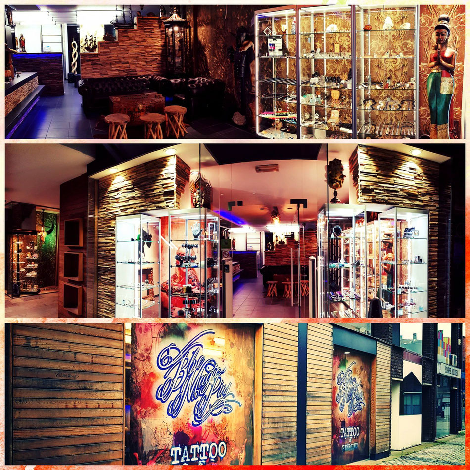 Blue Magic Pins tattoo and piercing studio NEW SHOP in shopping 2 in Genk center