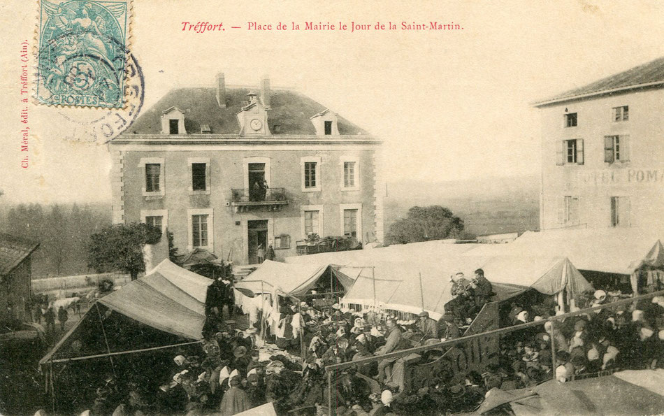 Marché de la St Martin à Treffort (11 novembre)