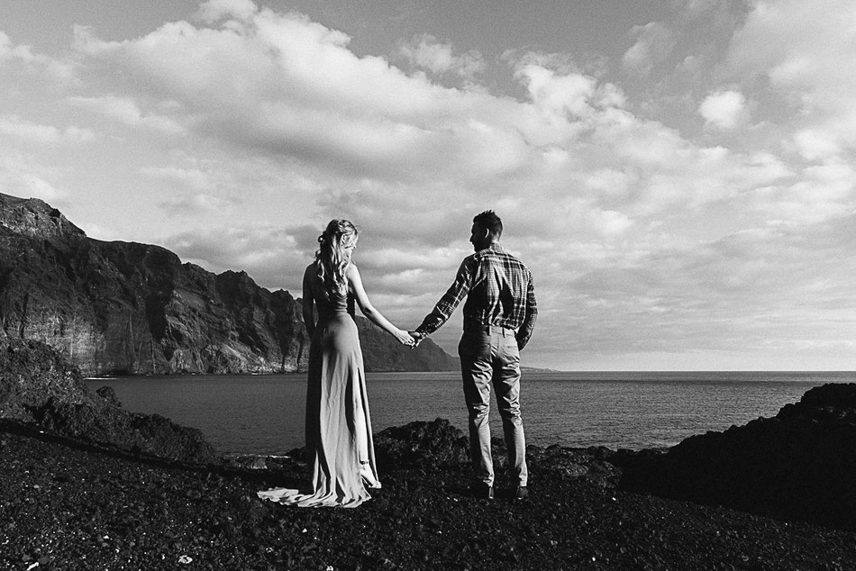 Sesión de fotos pareja en Punta de Teno, Tenerife Mónica Lavera Fotografía