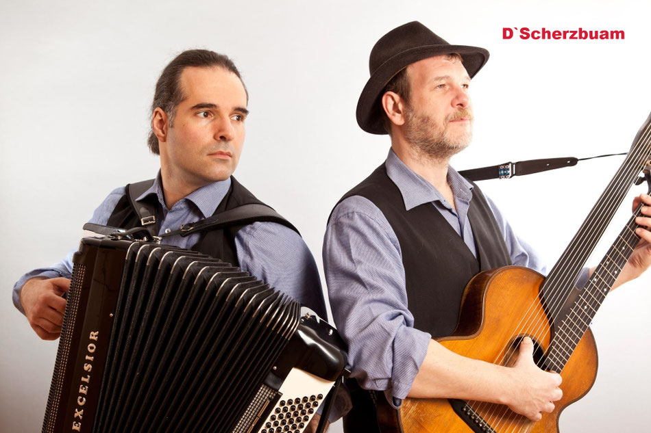 Scherzbuam, Leo Klinke, Akkordeon Kontragitarre