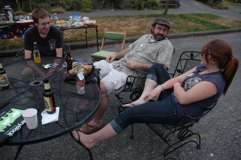 Hans, Uncle Danny, cousin Alisa