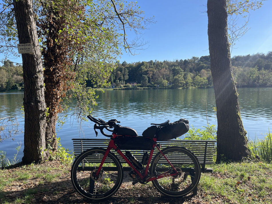 Natur. Ruhe. Und ein Cumulus-Schlafsack irgendwo da drin.