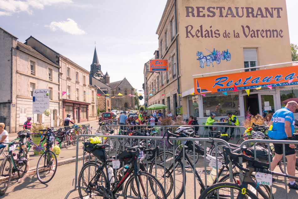 Kneipe die an diesem Tag fest in der Hand von Randonneuren war