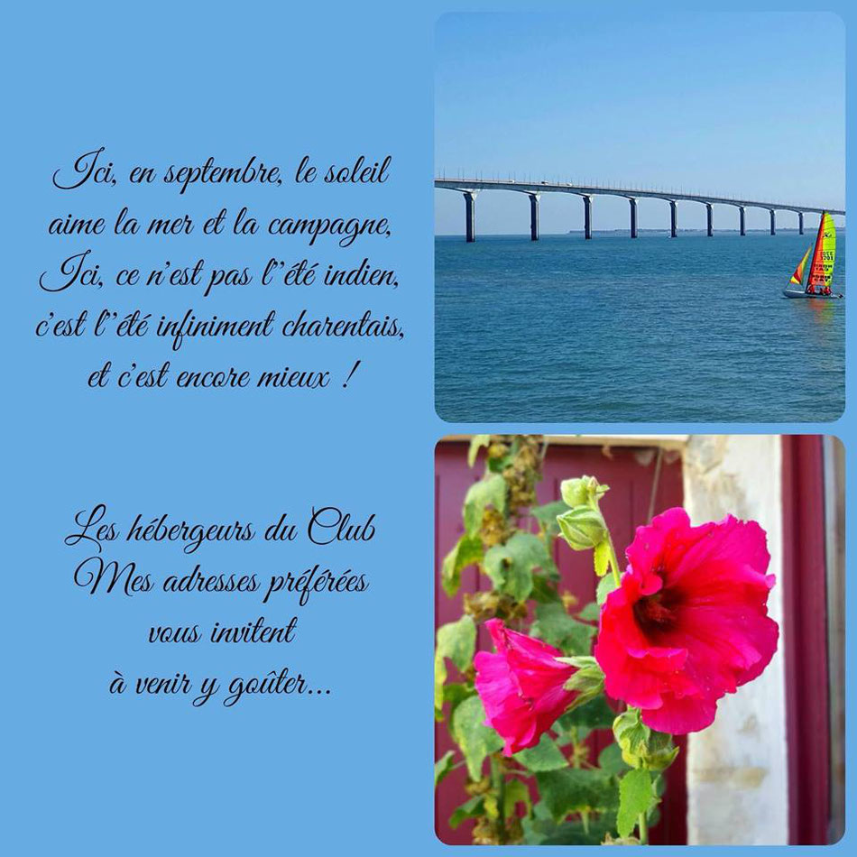 Septembre, lumineuse cinquième saison -#maisondhotes-#lacollegiale-#mesadressespreferees