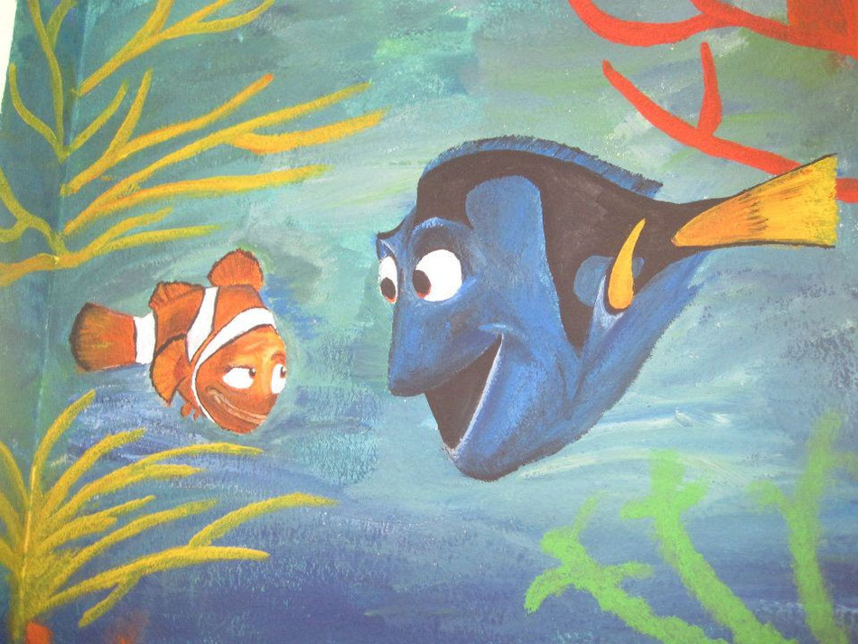 CB 2012 Findet Nemo. Wandnische innen