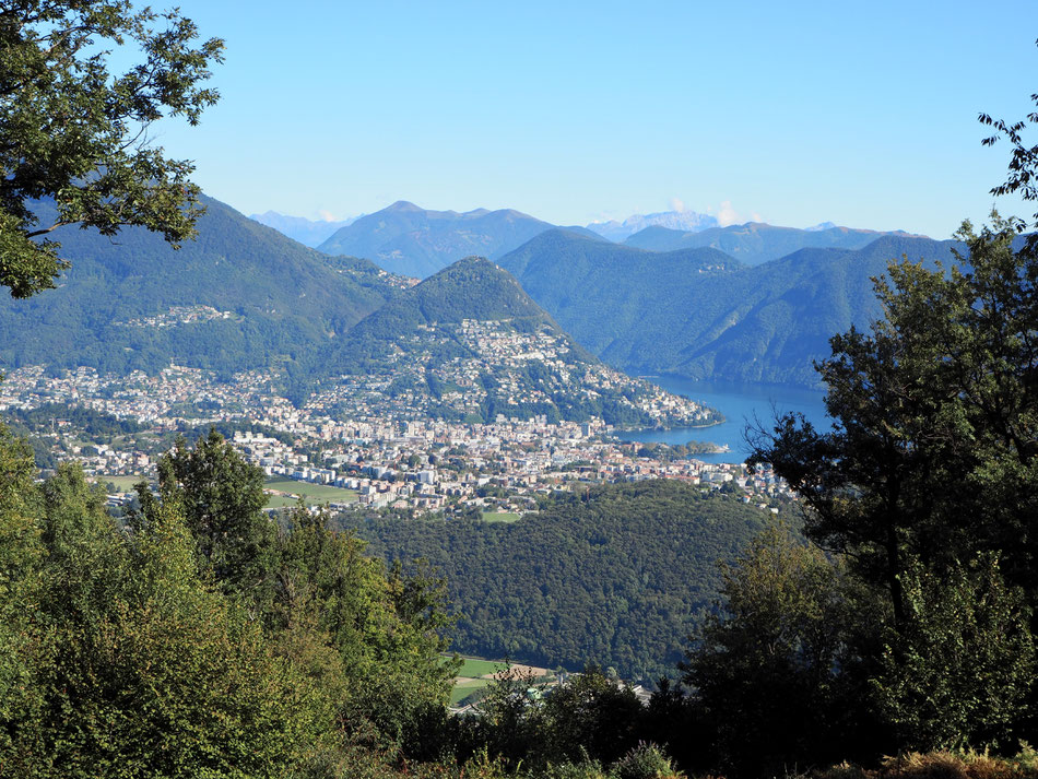 Lugano mit Monte Bre