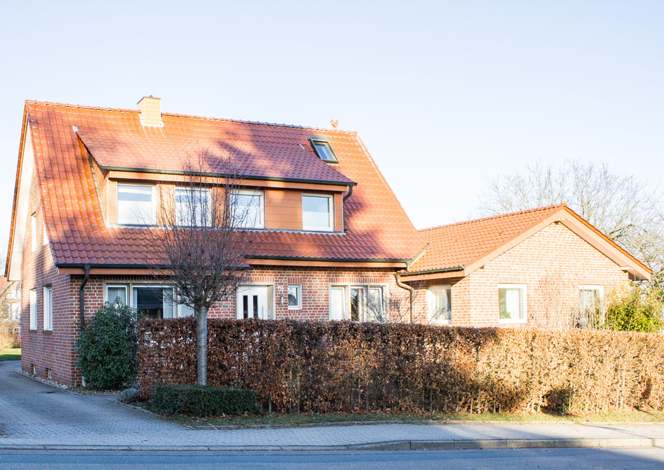 Wohnhaus der Ferienwohnung "Am Hügel" im schönen Münsterland, Ferienwohnung Altenberge, Ferienwohnung Münster, Ferienwohnung Münsterland, Monteurwohnung