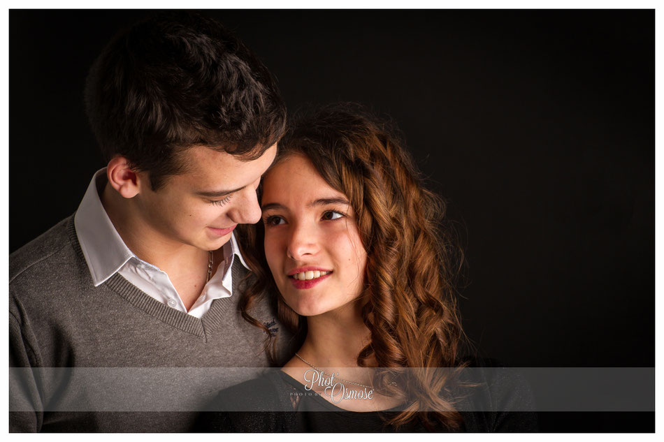 Photo de couple en noir et blanc Phot'Osmose