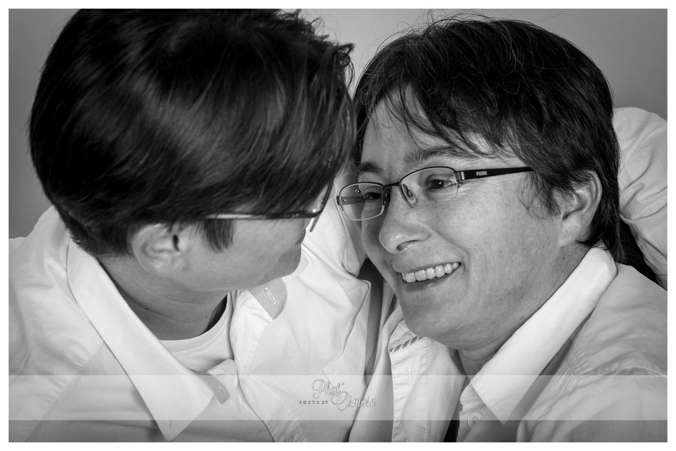 Photo de couple en noir et blanc Phot'Osmose