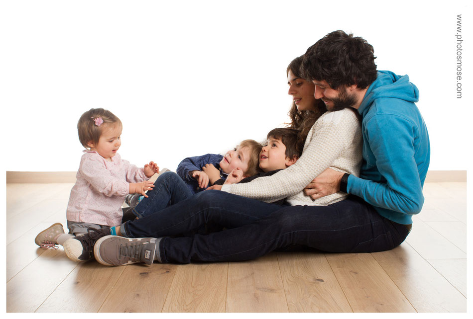 Photo de famille chatouilles chez Phot'Osmose - Moulins