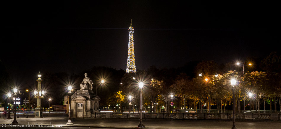 Parigi - Place de la Concorde e Torre Eiffel