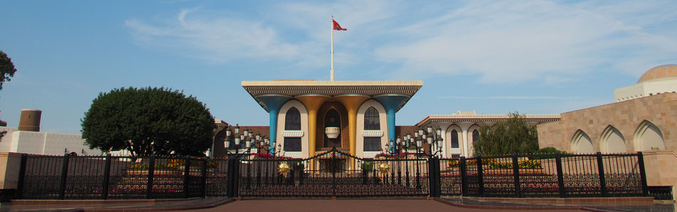 Qaboos Sultans palace in Muscat