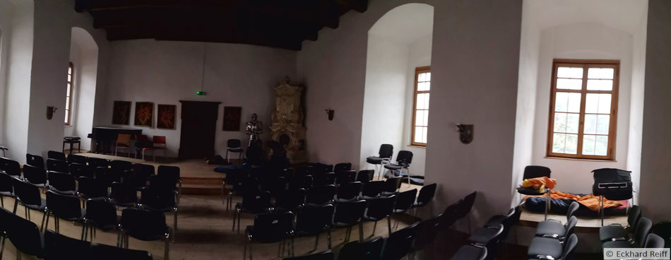 our dormitory in the knights' hall
