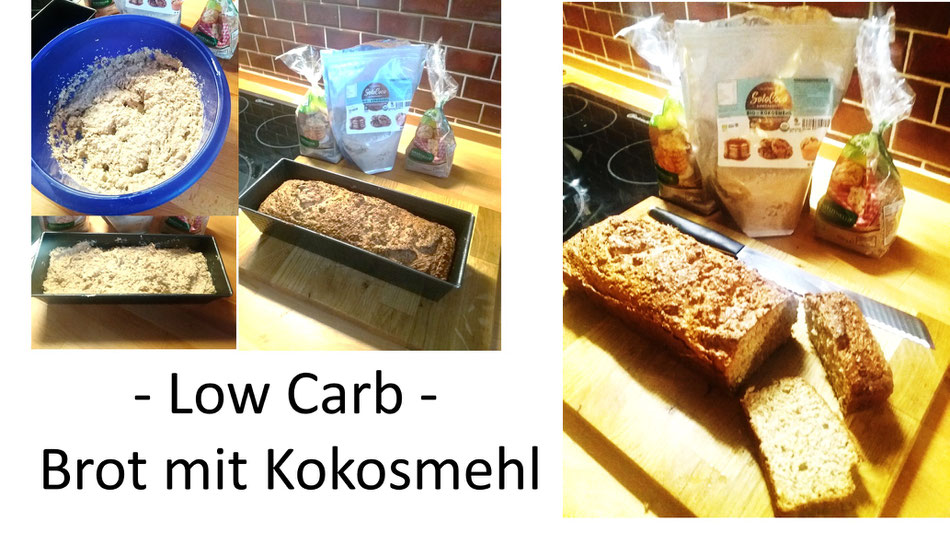 Ein Rezept für Low carb Brot mit SoloCoco Kokosmehl