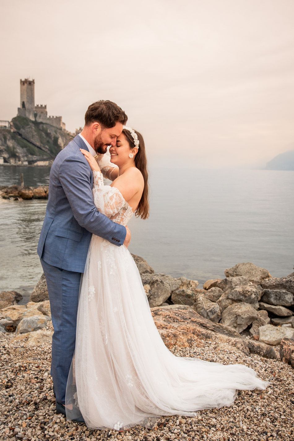 Hochzeit am Gardasee Heiraten Malcesine Hochzeitsfotografin