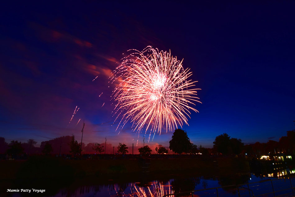 Feu d'artifice au bois de Boulogne, Lille