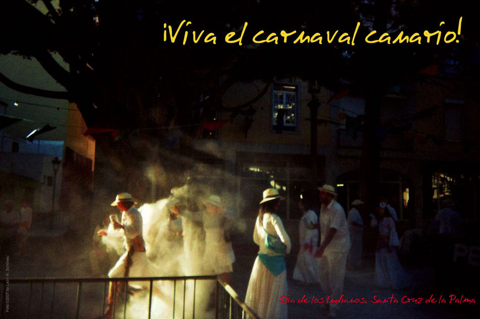 EDITIONCANARIAS-Fotoposter, Format A 3: ""Día de los Indianos", Santa Cruz de La Palma