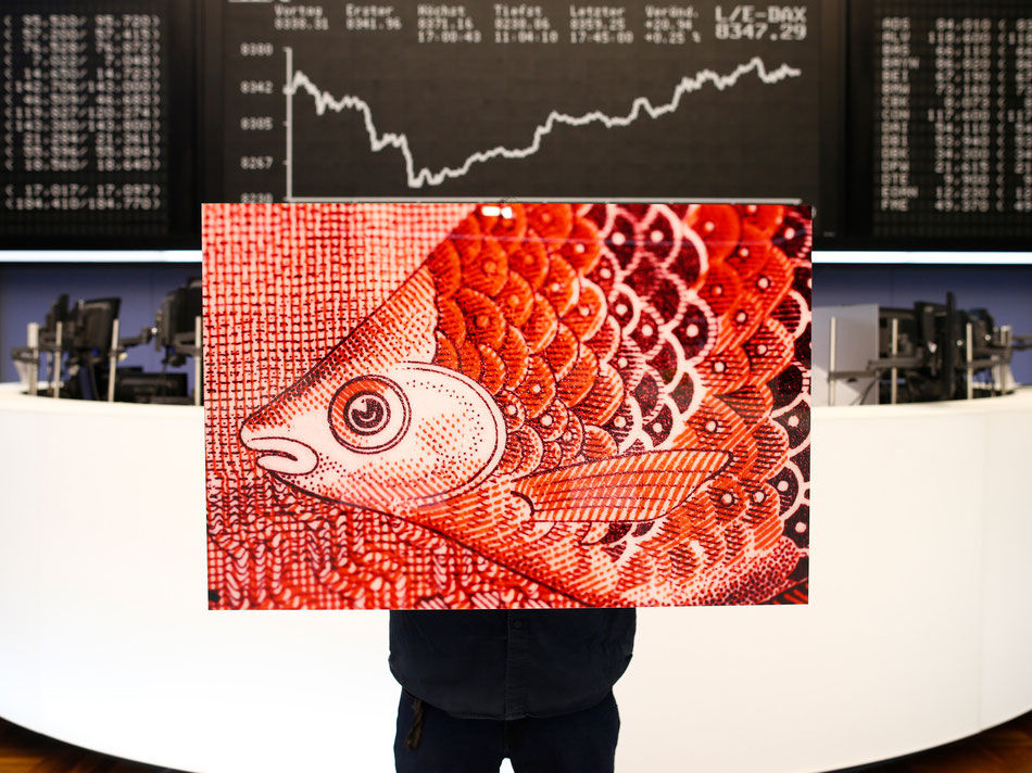 Pete Jones mit Fisch aus Sri Lanka in der Börse | Foto©Ralph Orlowski