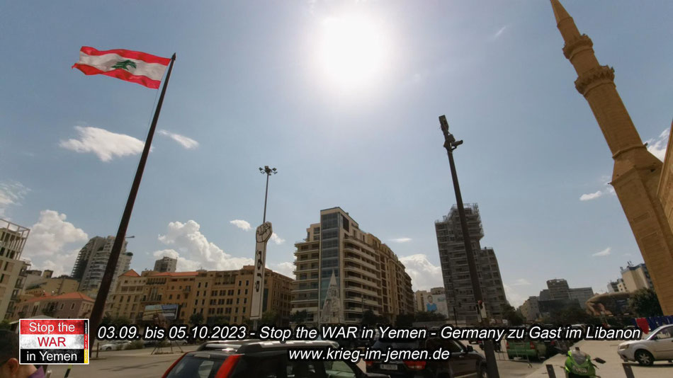 03.09. bis 05.10.2023 - Stop the WAR in Yemen - Germany zu Gast im Libanon