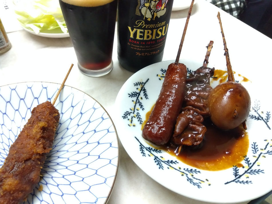 八幡屋　串カツ　味噌おでん