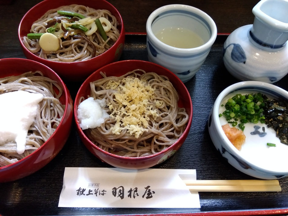 献上蕎麦　羽根屋　出雲蕎麦